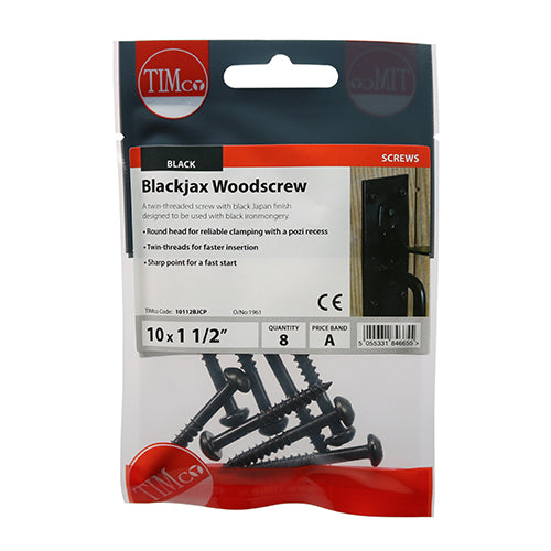 Blackjax PZ2 RND - 10 x 1 1/2 | TIMpac of 8