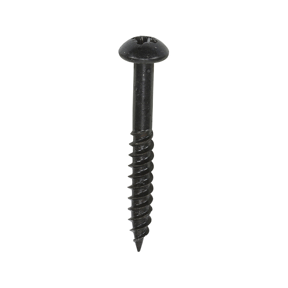 Blackjax Screw PZ2 RND Black - 10 x 1 1/2 | Box of 200