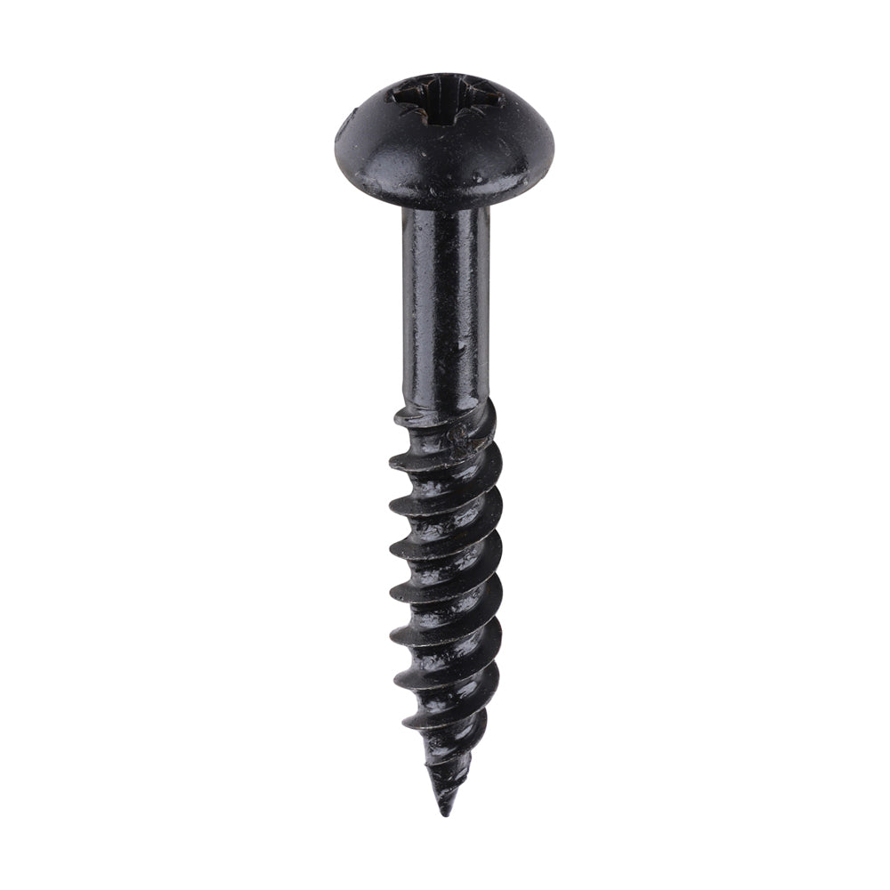 Blackjax Screw PZ2 RND Black - 10 x 1 1/4 | Box of 200