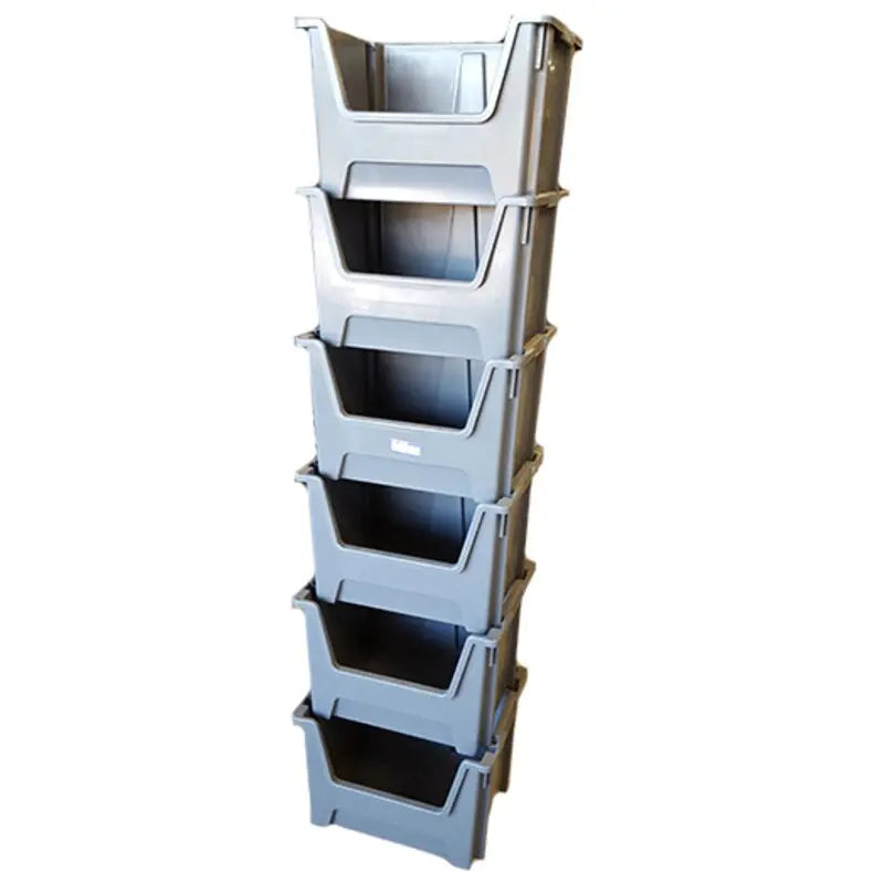 Open Front Grey Picking Bin D 390mm x W 495mm x H 320mm 50L