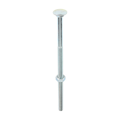 Carriage Bolt & Hex Nut - BZP - Box