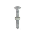 Carriage Bolt & Hex Nut - HDG - M10 x 75 | Box of 50