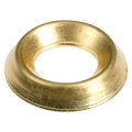 Surface Screw Cup - E/Brass - To fit 10 Gauge Screws | TIMpac of 50