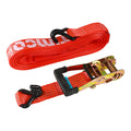 Timco Heavy Duty Ratchet Strap with J Hook - 10m x 50mm - SWL 2500kg Timco
