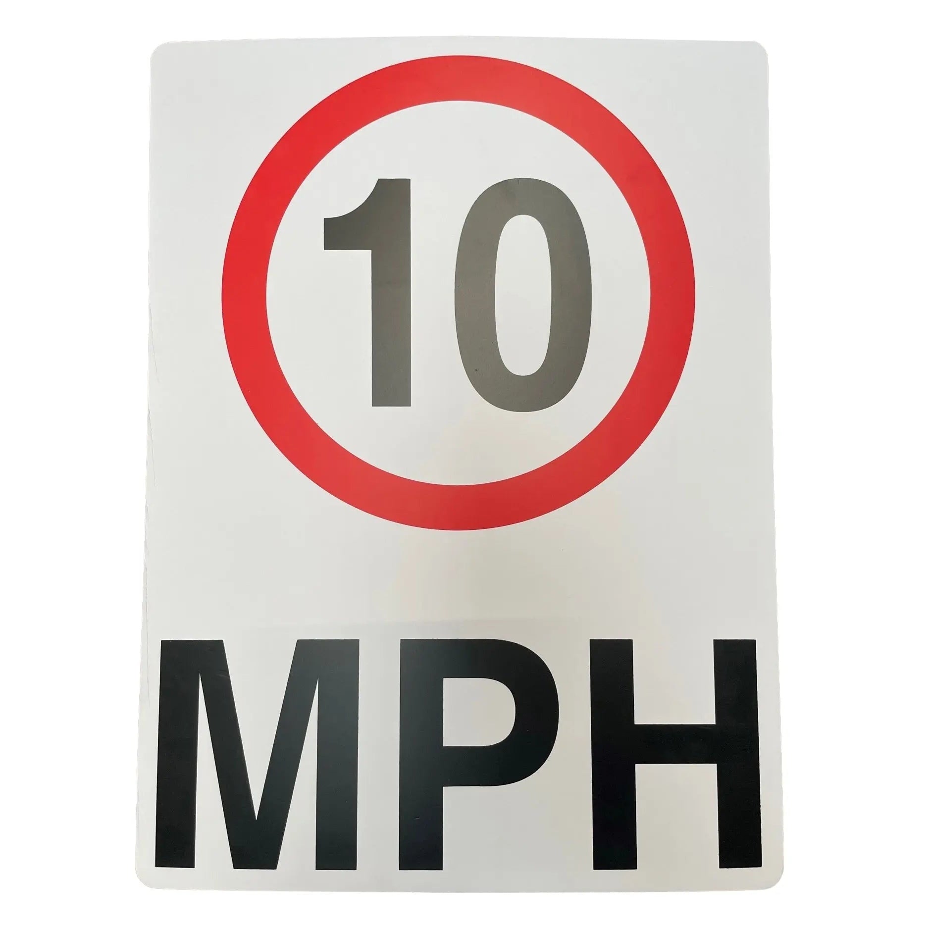 10 mph Sign 400 x 300mm