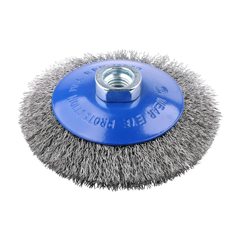 Timco Angle Grinder Bevel Brush - Crimped Stainless Steel Timco