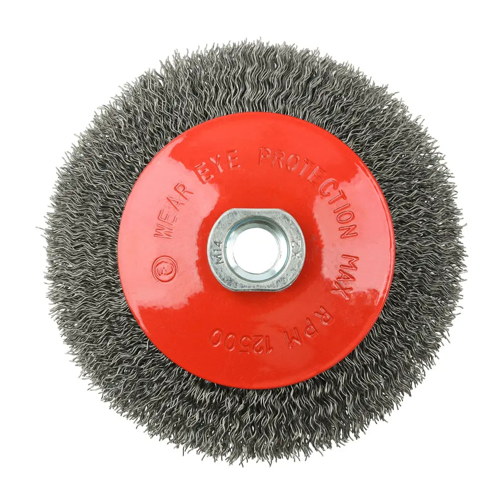 Timco Angle Grinder Bevel Brush - Crimped Steel Wire Timco