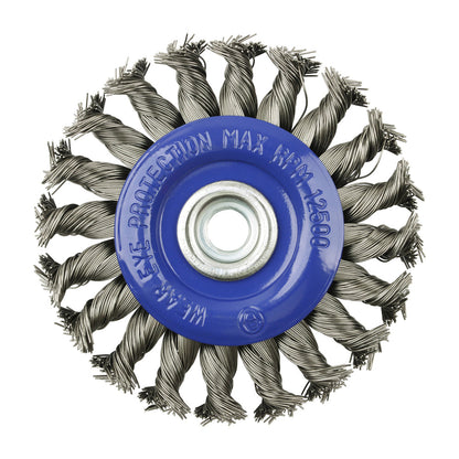 Timco Angle Grinder Wheel Brush - Twisted Knot Stainless Steel - Diameter mm 115 - Wire Thickness mm 0.5