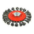 Timco Angle Grinder Wheel Brush - Twisted Knot Steel Wire Timco