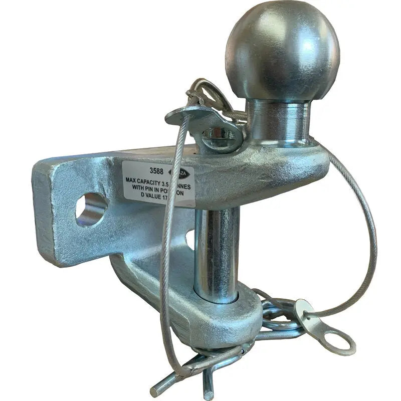 Tow Hitch Dual Extended Ball 3500 kg