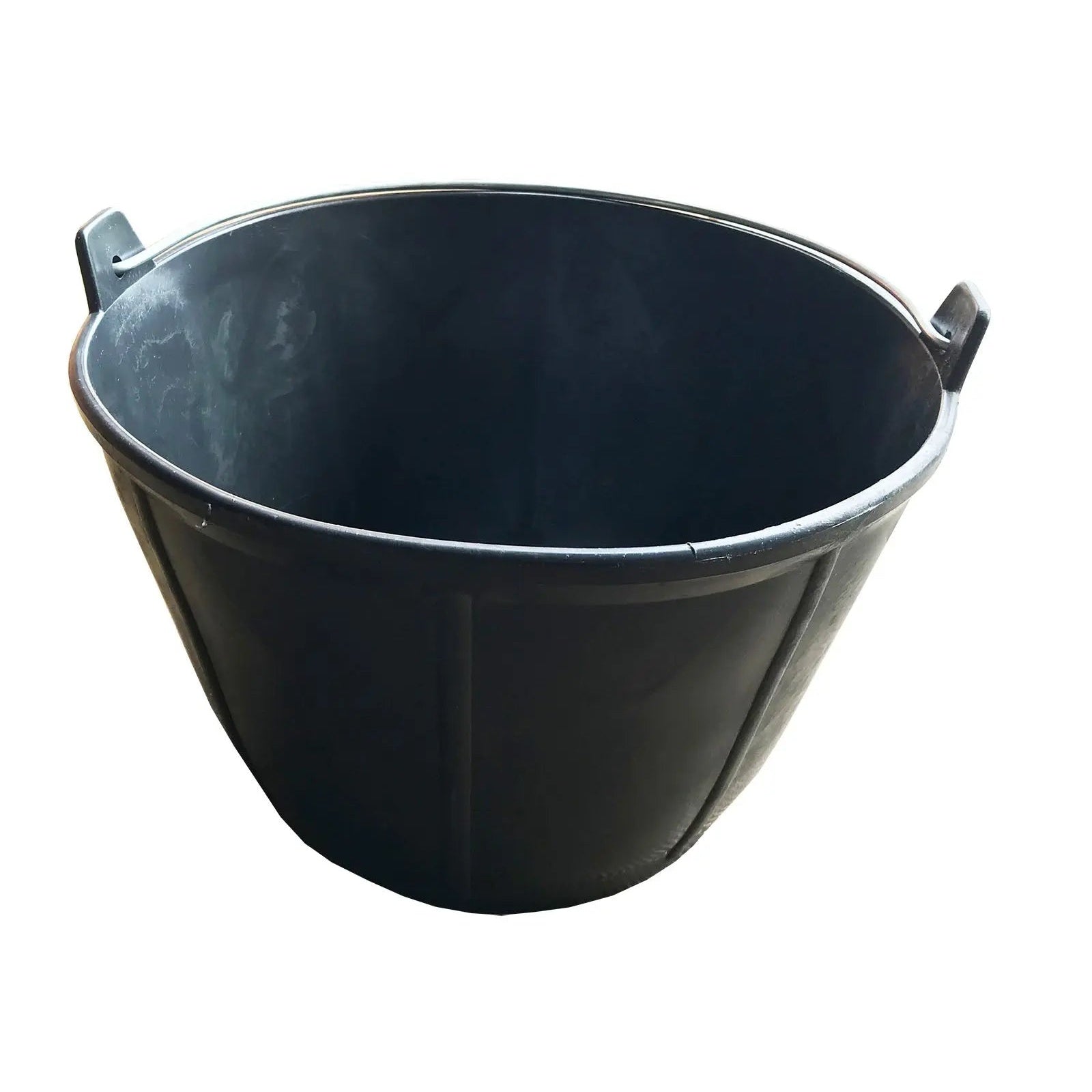 11L Flexible Metal Handle Black Bucket