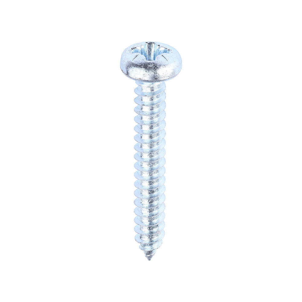 S/Tapping Screw PZ3 PAN Zinc - 12 x 1 1/2 | Box of 200
