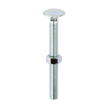 Carriage Bolt & Hex Nut - BZP - Box