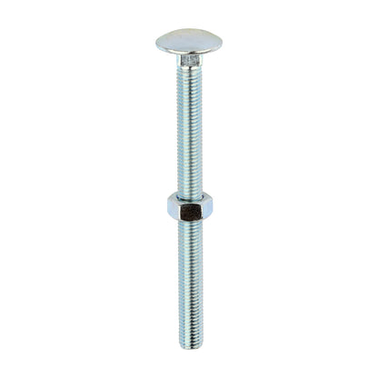 Carriage Bolt & Hex Nut - BZP - Box