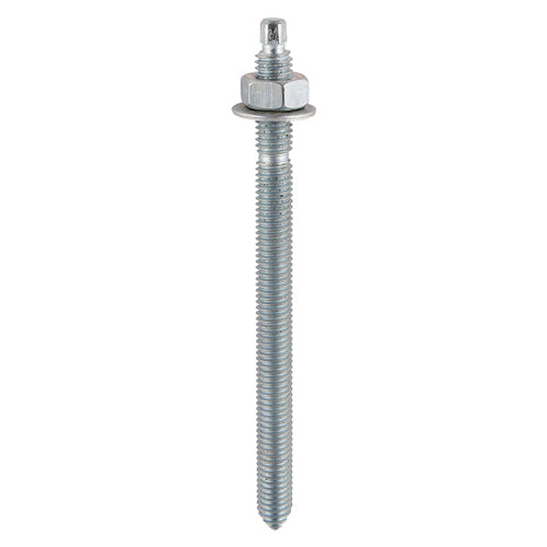 Chemical Anchor Stud - BZP - M12 x 160 | TIMpac of 2