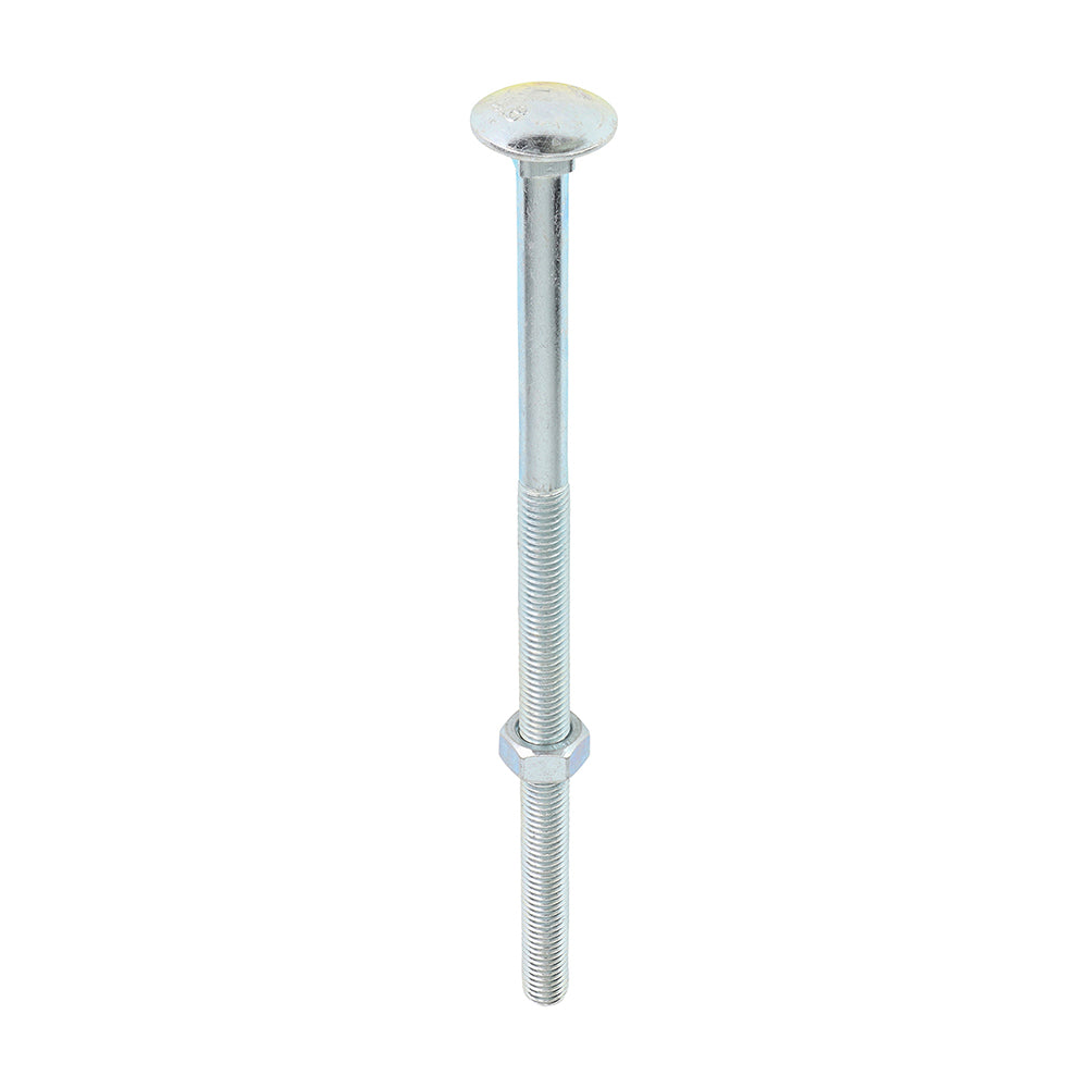 Carriage Bolt & Hex Nut - BZP - Box