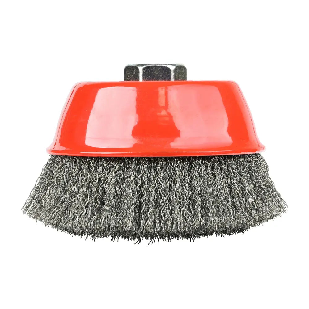 Timco Angle Grinder Cup Brush - Crimped Steel Wire | 125mm Timco