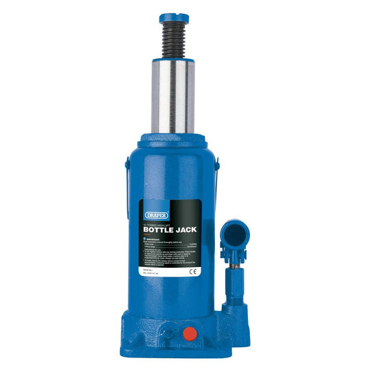 Draper High Lift Hydraulic Bottle Jack, 10 Tonne