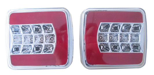 Lamp Trailer Rear LED Pair in BPack GLO TRAC