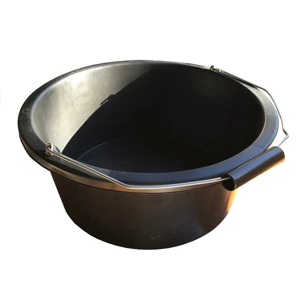 15L / 3 Gallon c/w handle Black Bucket C10