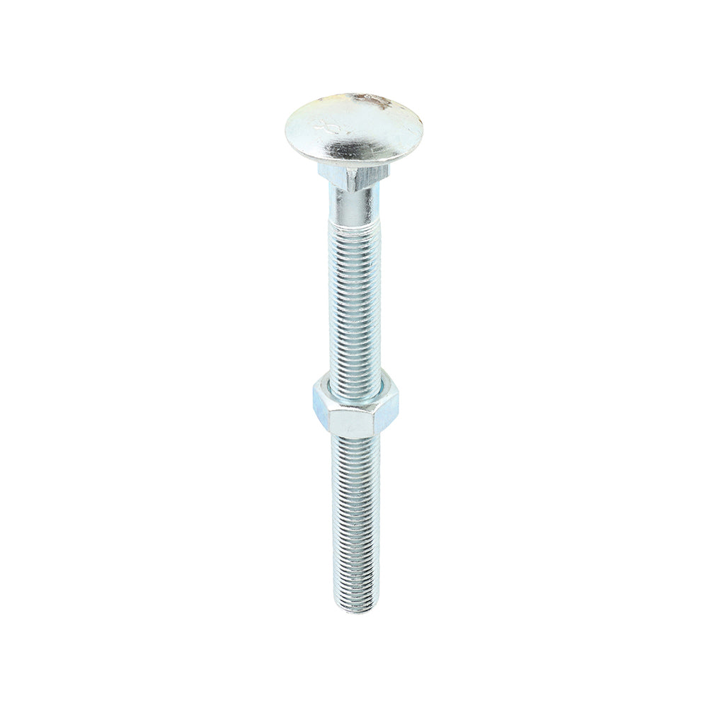 Carriage Bolt & Hex Nut - BZP - Box