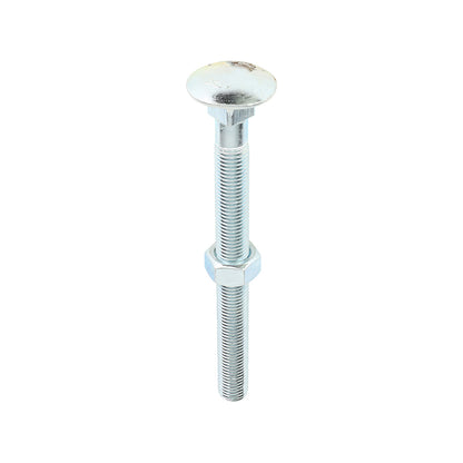 Carriage Bolt & Hex Nut - BZP - Box