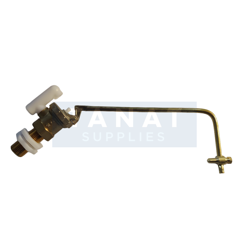 Brass Part 2 High Pressure Float Fill Valve 1/2" Tanat Supplies | Agricultural, Building & General Hardware