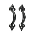 Fleur De Lys PullHandle AntBLK - 4" | Bag