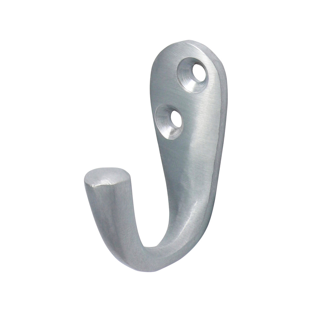 Single Robe Hook Sat. Chrome - 44 x 18mm | TIMpac