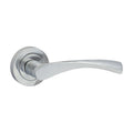 Timco Edleston Lever On Rose Handles - Polished Chrome Timco