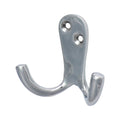 Double Robe Hook Pol. Chrome - 47 x 24mm | TIMpac