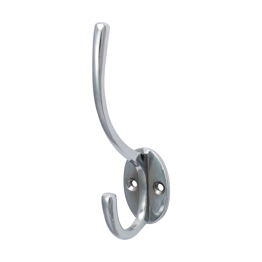 Hat & Coat Hook Pol. Chrome - 125 x 32mm | TIMpac