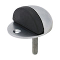 Oval Door Stop Satin Chrome - 47mm | TIMpac