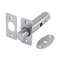 Door Rack Bolts - Satin Chrome - Length mm N/A - Width mm N/A - Bolt Throw mm 18 Timco