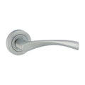 Timco Edleston Lever On Rose Handles - Satin Chrome Timco