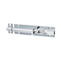 Timco Straight Barrel Bolt - Polished Chrome | 100 x 25mm Timco