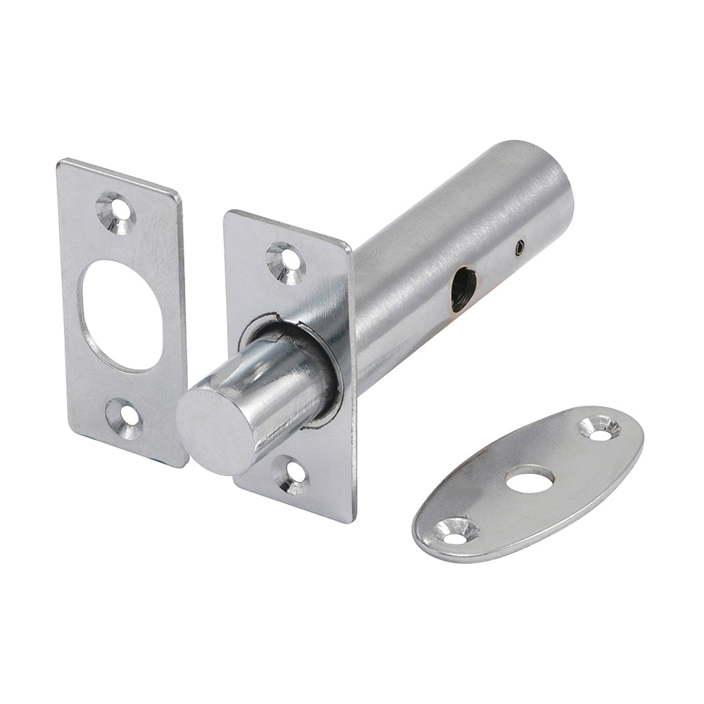 Door Rack Bolt Pol. Chrome - 60mm | Bag of 2