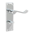 Timco Victorian Scroll Bathroom Handles - Polished Chrome Timco