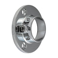 Round Lock End Socket P/Chrome - 25mm | TIMpac of 2