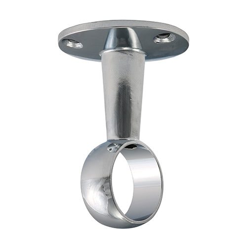 Round Centre Bracket P/Chrome - 25mm | TIMpac