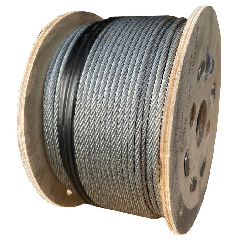 Wire Rope 50 metres x 6mm - SWL 2000kg