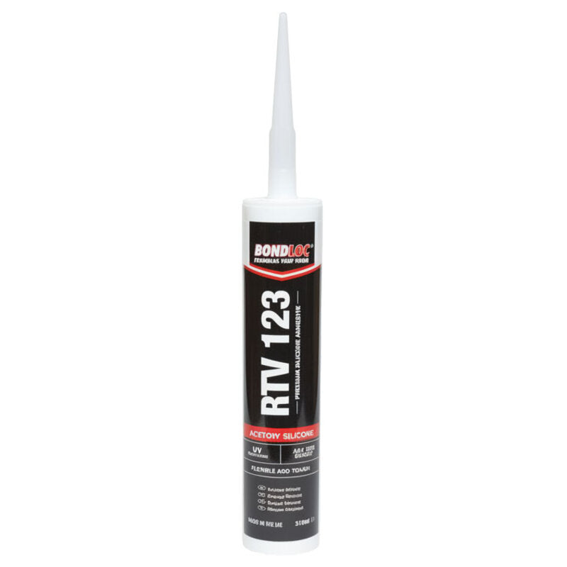 Bondloc RTV1 Clear Silicone 310ml Cartridge