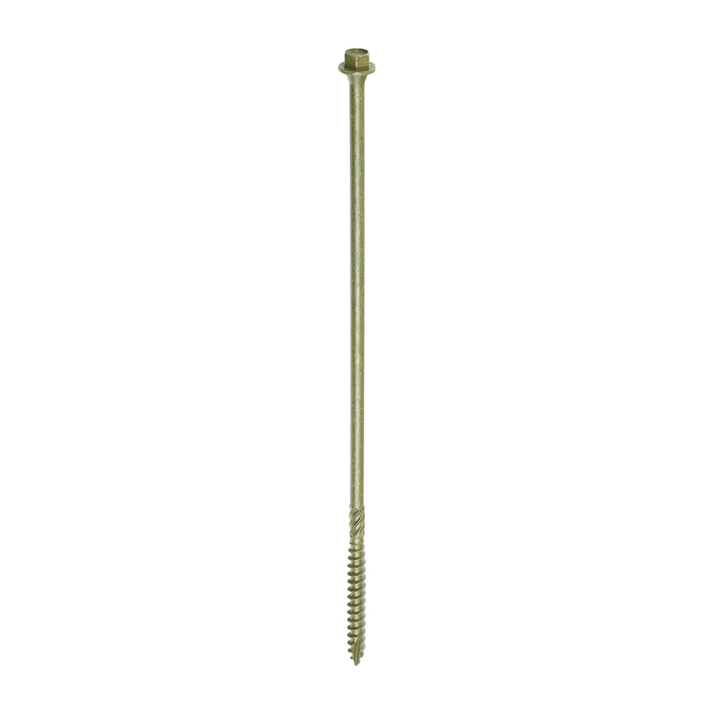 Timco Timber Frame Construction & Landscaping Screws - Hex - Exterior - Green Organic - Box