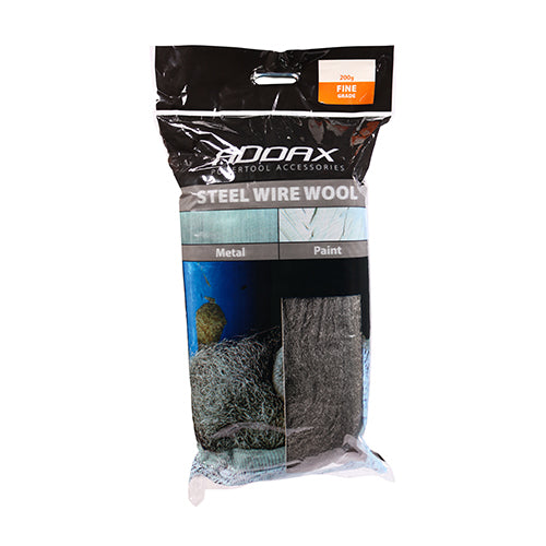 Steel Wire Wool - Fine - 200g | Bag