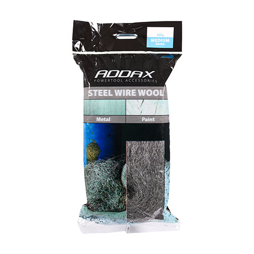 Steel Wire Wool - Medium - 200g | Bag