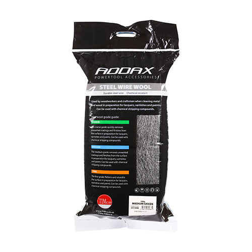 Steel Wire Wool - Medium - 200g | Bag