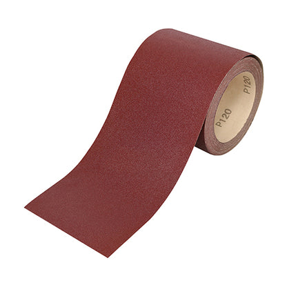 Sandpaper Roll - 60 Grit - Red - 115mm x 10m