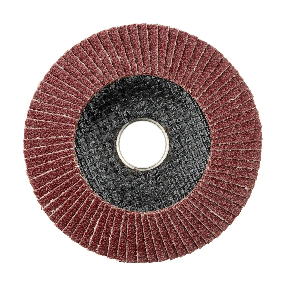 Timco Set of Flap Discs - Aluminium Oxide - Type 29 Conical - 60 Grit - 115 x 22.23 (Pack of 10) Timco