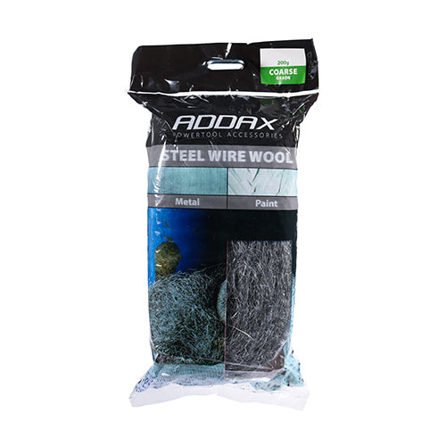 Steel Wire Wool - Coarse - 200g | Bag