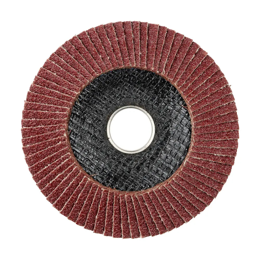 Timco Set of Flap Discs - Aluminium Oxide - Type 29 Conical - 40 Grit - 115 x 22.23 (Pack of 10) Timco